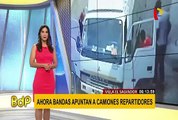 Se incrementan robos a camiones repartidores de mercadería en Villa El Salvador