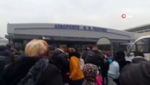 -  İtalya'da havalimanında yangın-  Uçuşlar durduruldu, yolcular alandan tahliye edildi