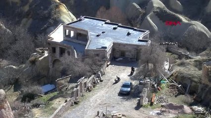 Nevşehir Peribacalarında Çay Bahçesi Yıkıldı