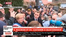 Emmanuel Macron s'est recueilli au cimetière juif profané de Quatzenheim: 