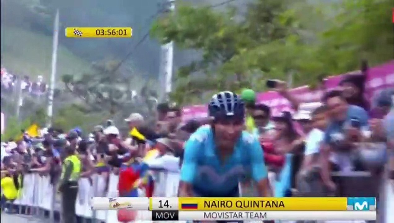 NAIRO QUINTA  CAMPEÓN  ETAPA tour COLOMBIA 2.1