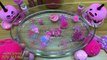 AMAZING PINK SLIME !!! MIXING RANDOM THINGS INTO CLEAR SLIME !! RELAXING SATISFYING SLIME