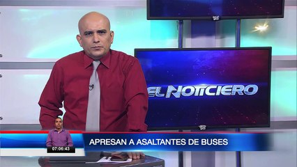 Apresan a asaltantes de buses