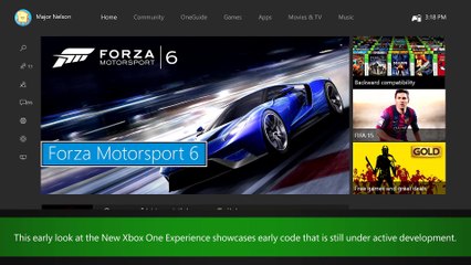Xbox One - Nueva interfaz Xbox One