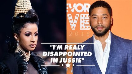 Cardi B says Jussie Smollett 'f***ed up Black History Month'