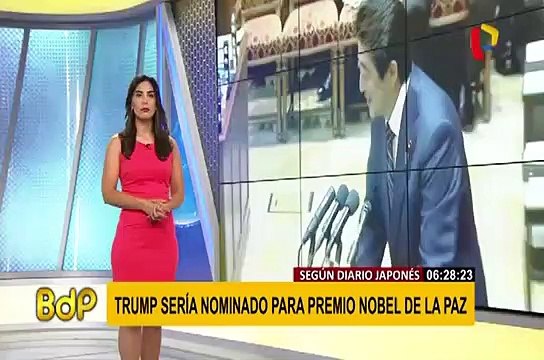 Según diario japones, Donald Trump será nominado al Premio Nobel de la Paz