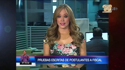 Pruebas escritas de postulantes a fiscal