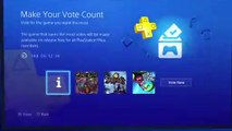 Votaciones PlayStation Plus - Cómo votar