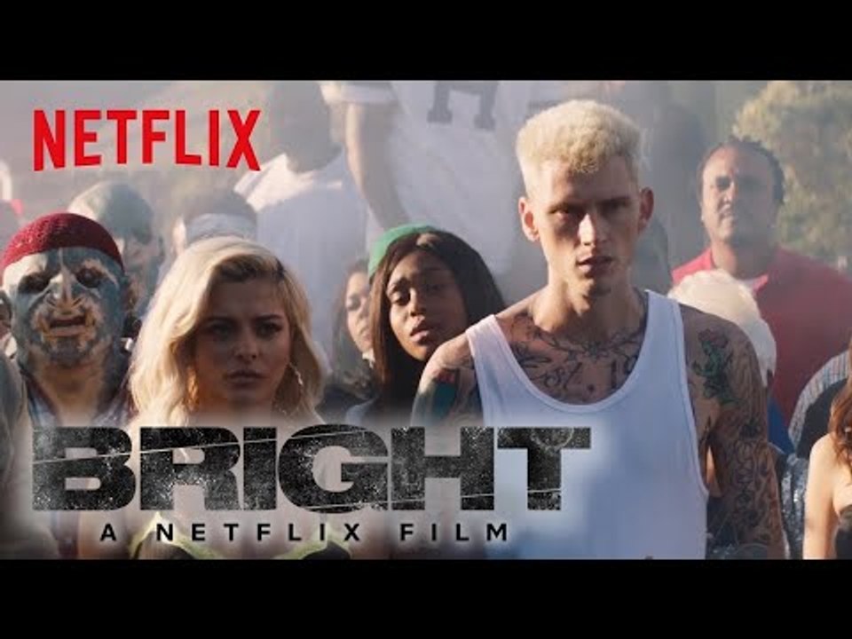 Bright: Behind the Scenes | Machine Gun Kelly, X Ambassadors and Bebe Rexha - Home | Netflix