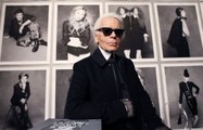 Portrait de Karl Lagerfeld, emblème de la maison Chanel