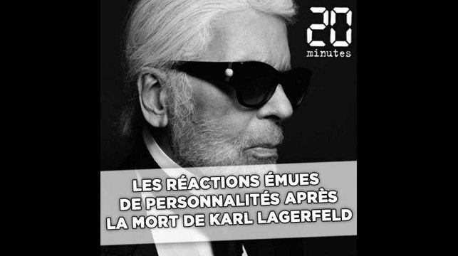 Les réactions émues des personnalités après la mort de Karl Lagerfeld