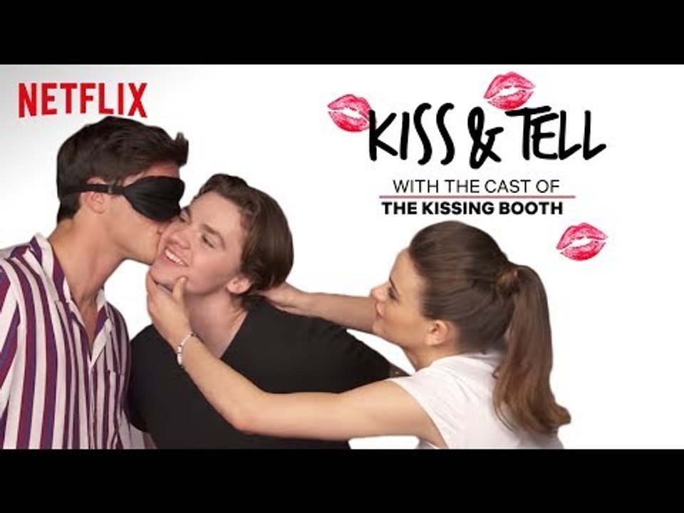 The Kissing Booth Cast Kisses A Hairless Cat & Other Weird Stuff | Kiss & Tell | Netflix