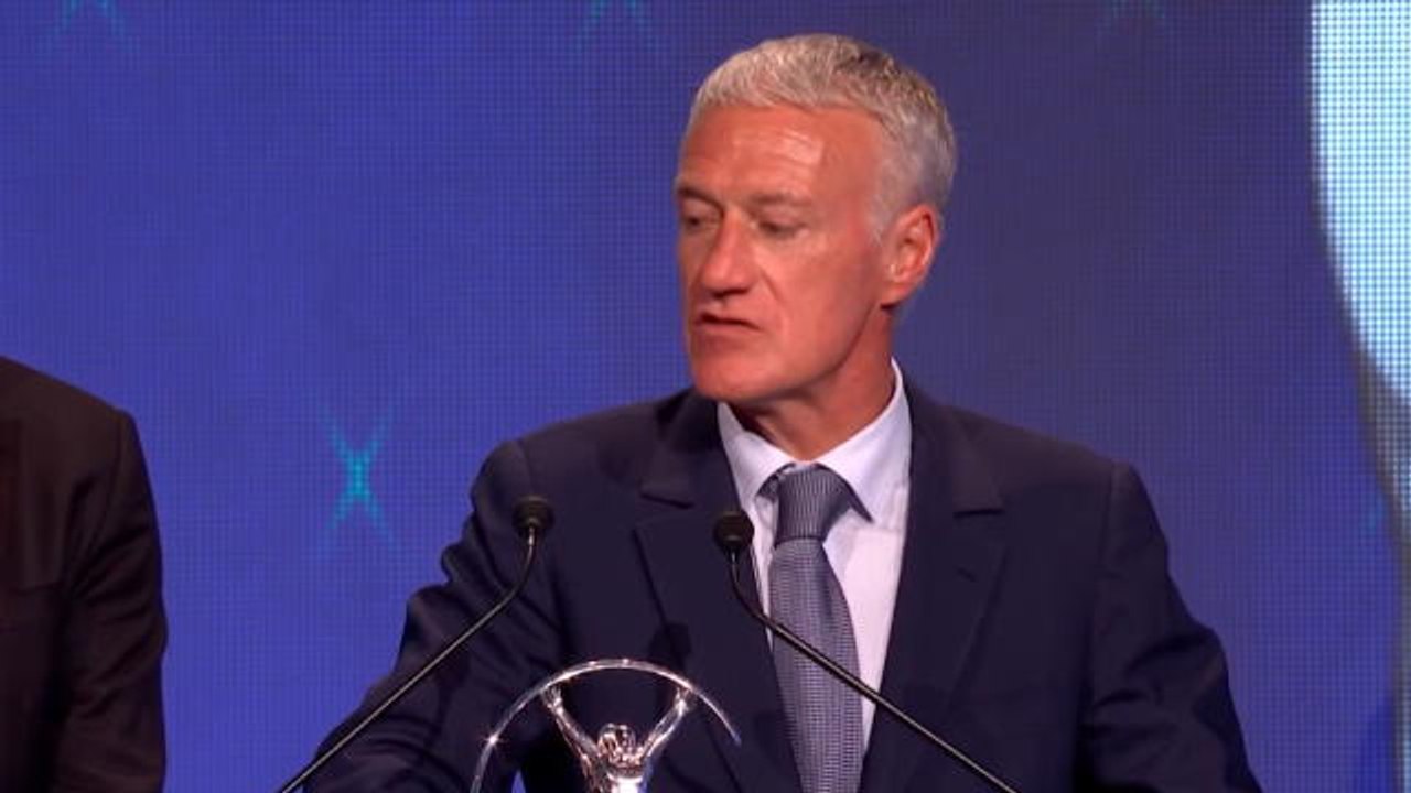 Laureus Awards - Deschamps : "Tous les Français ont la fierté de se sentir champions du monde"