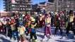 Les Menuires : Lucile Woodward propose une séance d’échauffement avant le ski