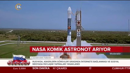 Komik astronot aranıyor