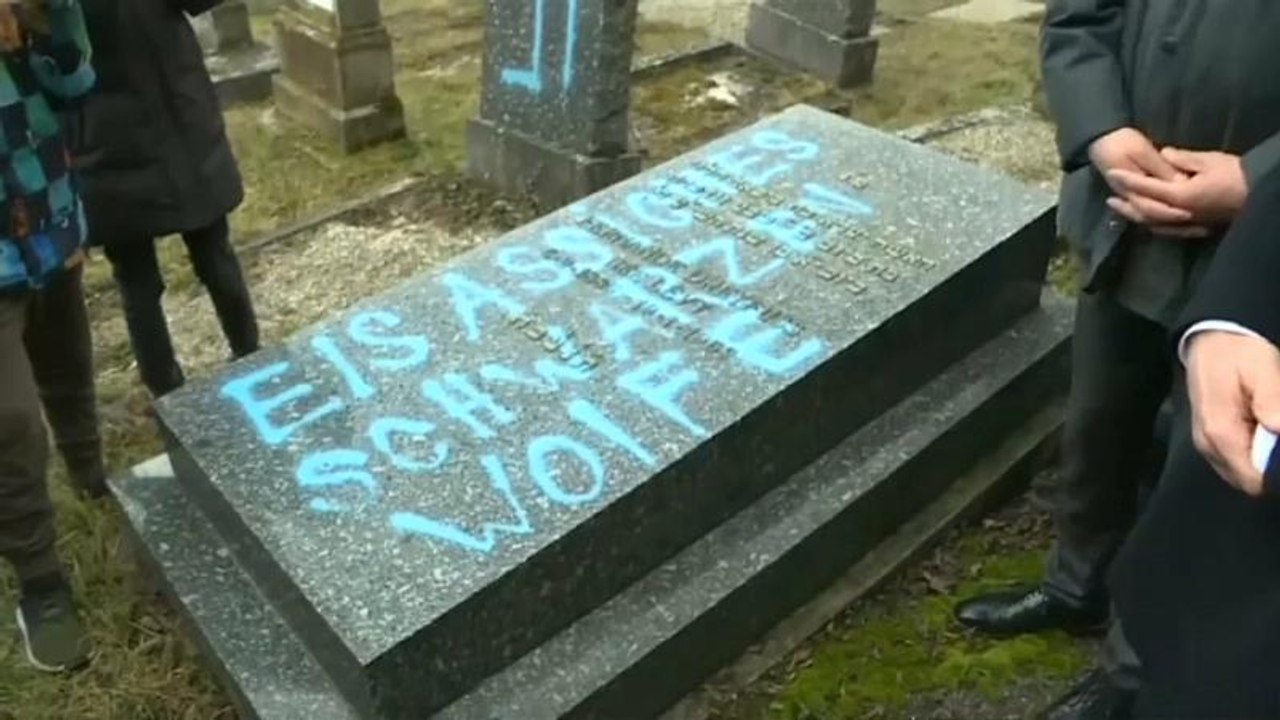 Profanan más de 80 tumbas judías en un cementerio del noreste de Francia