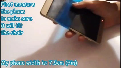 PHONE HOLDER (Beach Chair) from ice cream sticks