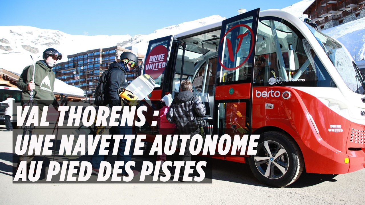 Val Thorens : une navette autonome au pied des pistes