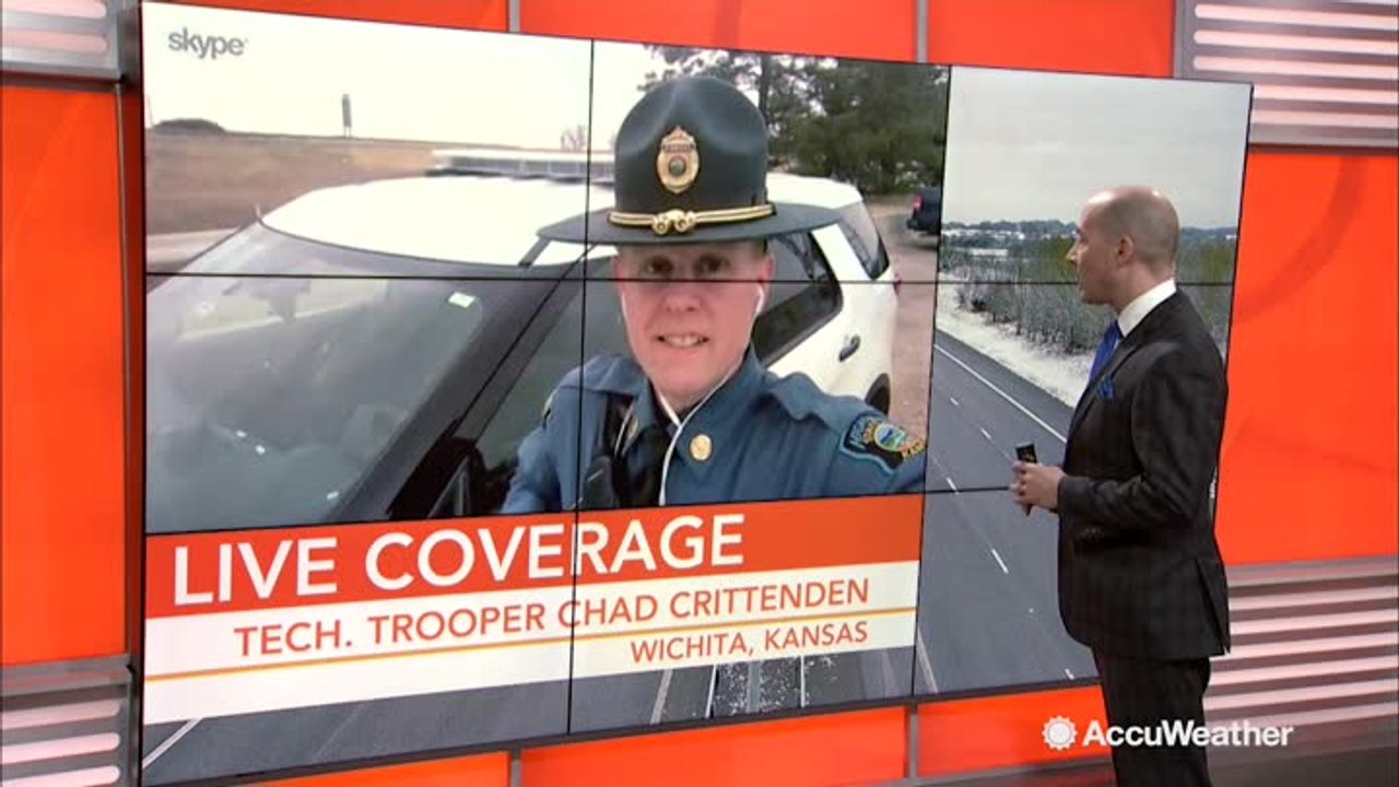 Kansas state trooper speaks about upcoming storm