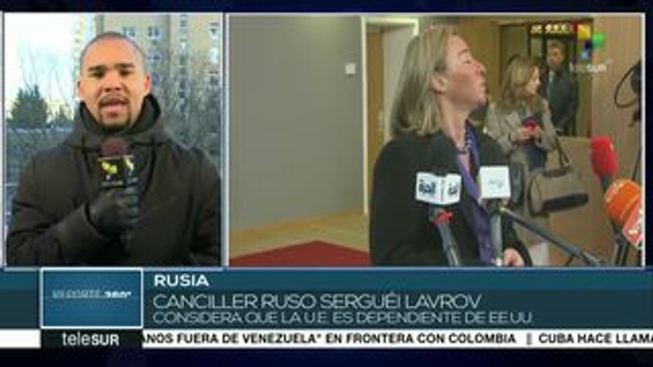 Canciller ruso considera que UE es dependiente de EE.UU.