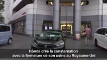 Le Japonais Honda ferme son usine britannique