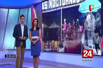 Huarmey: regidor utiliza a sereno para que le sostenga una sombrilla