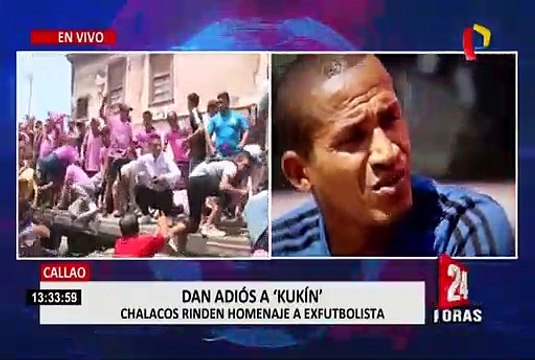 Chalacos dan último adiós a Carlos “Kukín” Flores en las calles del primer puerto