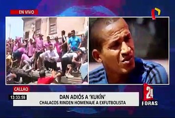 Chalacos dan último adiós a Carlos “Kukín” Flores en las calles del primer puerto