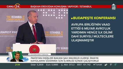 Başkan Erdoğan, İstanbul'da konuşma yapıyor