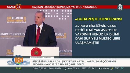 Başkan Erdoğan, İstanbul'da konuşma yapıyor