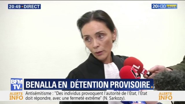 Alexandre Benalla placé en détention provisoire, son avocate dénonce un acharnement judiciaire