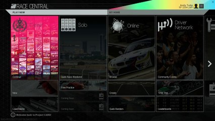 Project Cars - Modo Carrera