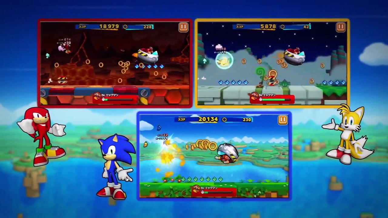 Sonic Runners - Jugabilidad