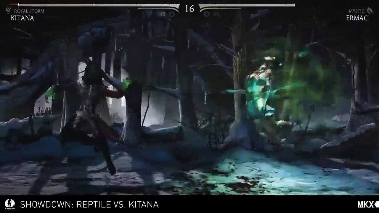 Mortal Kombat X - Movimientos de Kitana