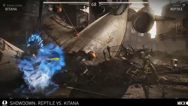Mortal Kombat X - Kitana vs Reptile