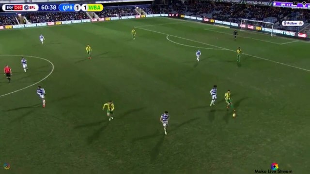 Jacob Murphy Goal - Queens Park Rangers vs West Bromwich Albion 1-2 19/02/2019