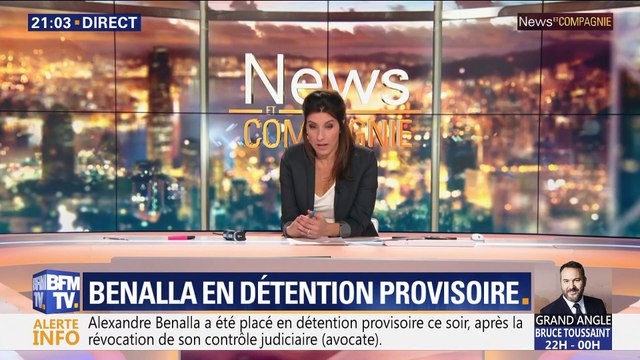 Benalla en détention provisoire