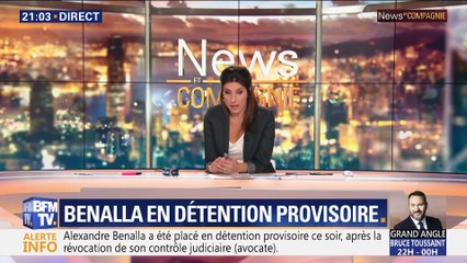 Benalla en détention provisoire