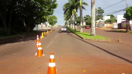 Motoristas devem estar atentos em trecho de obra na Av. Brasil