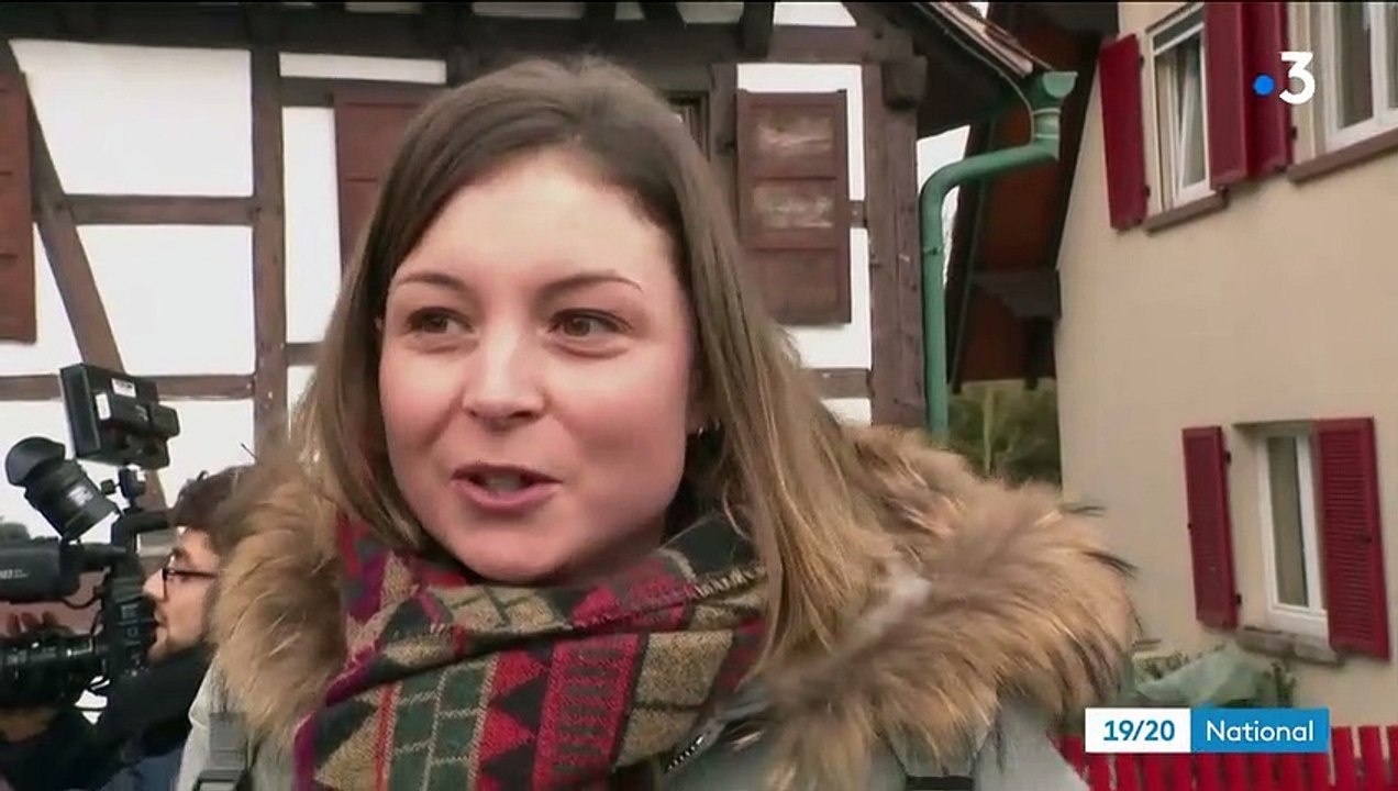 Cimetière juif profané à Quatzenheim Emmanuel Macron s'est rendu sur place