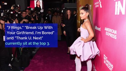 Ariana Grande Achieves Beatles' Record on 'Billboard' Hot 100