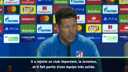 8es - Simeone : "Ronaldo a fait un excellent choix en rejoignant la Juve"