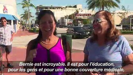 USA: Sanders candidat à la présidence, réactions à Miami