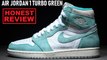 Air Jordan 1 Turbo Green Retro Sneaker Unboxing Detailed Review