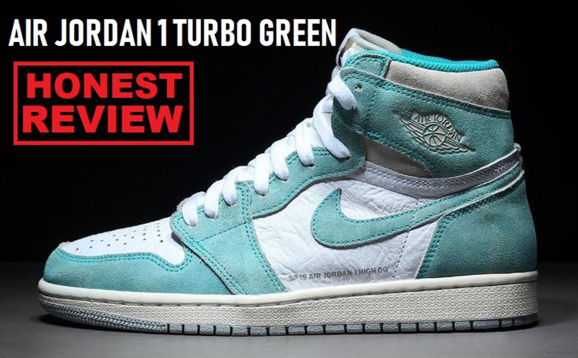 Air Jordan 1 Turbo Green Retro Sneaker Unboxing Detailed Review