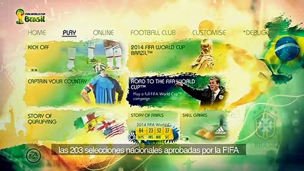 EA Sports Copa Mundial de la FIFA Brasil 2014 - Modos de juego