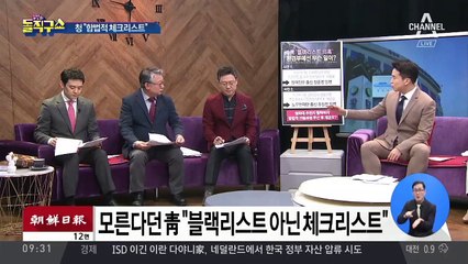 모른다던 靑 “블랙리스트 아닌 체크리스트”