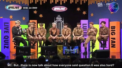 [ENG SUB] 181113 MONSTA X Sungduck Live (Successful Fan Quiz) with Monbebe