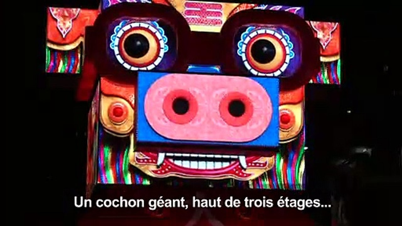 Taïwan: le cochon, attraction du Festival des lanternes 2019