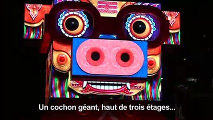 Taïwan: le cochon, attraction du Festival des lanternes 2019